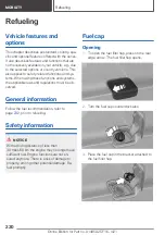 Предварительный просмотр 230 страницы BMW X2 2021 Owner'S Manual