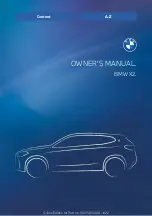 Предварительный просмотр 1 страницы BMW X2 2022 Owner'S Manual