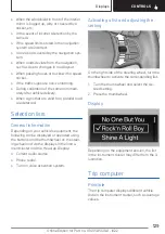 Предварительный просмотр 129 страницы BMW X2 2022 Owner'S Manual