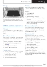 Предварительный просмотр 275 страницы BMW X2 2022 Owner'S Manual