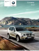 Предварительный просмотр 1 страницы BMW X3 xDrive 28i 2011 Owner'S Manual