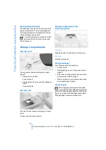 Preview for 74 page of BMW X33.0i Owner'S Manual