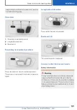 Preview for 121 page of BMW X5 - CATALOGUE Owner'S Manual