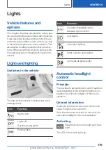 Preview for 179 page of BMW X5 - CATALOGUE Owner'S Manual