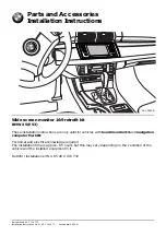 BMW X5 E53 Installation Instructions Manual предпросмотр