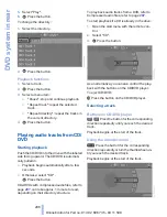 Предварительный просмотр 206 страницы BMW X5 M Owner'S Manual