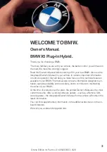 Preview for 3 page of BMW X5 PLUG-IN HYBRID Owner'S Manual