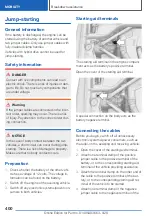 Preview for 400 page of BMW X5 PLUG-IN HYBRID Owner'S Manual