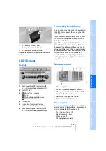 Preview for 207 page of BMW X5 XDRIVE 30I - 2008 Owner'S Manual