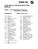 Предварительный просмотр 2 страницы BMW Z3 (E36/7) Electric Troubleshooting Manual