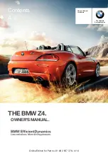 BMW Z4 2014 Owner'S Manual предпросмотр