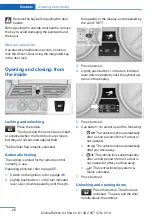 Предварительный просмотр 26 страницы BMW Z4 2014 Owner'S Manual