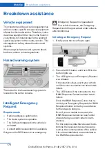 Предварительный просмотр 178 страницы BMW Z4 2014 Owner'S Manual