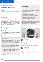 Preview for 126 page of BMW Z4 Roadster Owner'S Handbook Manual