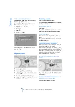 Предварительный просмотр 62 страницы BMW Z4 sDrive30i Owner'S Manual