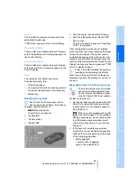 Предварительный просмотр 85 страницы BMW Z4 sDrive30i Owner'S Manual