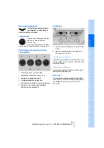 Предварительный просмотр 97 страницы BMW Z4 sDrive30i Owner'S Manual