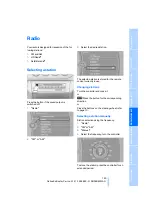 Предварительный просмотр 145 страницы BMW Z4 sDrive30i Owner'S Manual