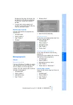 Предварительный просмотр 163 страницы BMW Z4 sDrive30i Owner'S Manual