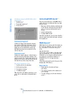 Предварительный просмотр 188 страницы BMW Z4 sDrive30i Owner'S Manual