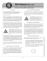 Preview for 4 page of BN Products BNCE-50 Operation & Instruction Manual