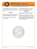 Preview for 7 page of BN Products BNCP-100 Technical Manual