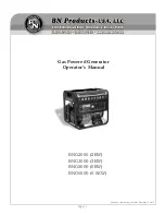 Preview for 1 page of BN Products BNG2000 Operator'S Manual