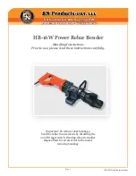 Предварительный просмотр 1 страницы BN Products HB-16W Handling Instructions Manual