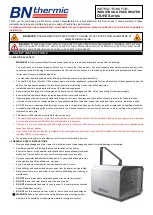 Preview for 1 page of BN Thermic OUH2 Series Instructions Manual