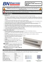 Preview for 1 page of BN Thermic RH-30 Instructions