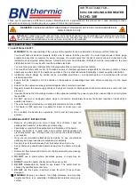 BN Thermic SCHG-30E Instructions preview