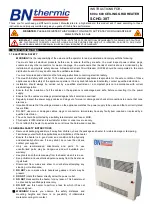 Preview for 1 page of BN Thermic SCHG-30T Instructions For Use