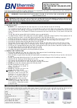 BN Thermic SMH-30 Instructions preview