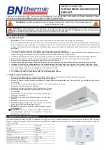 BN Thermic SMH-45T Instructions preview