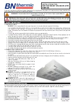 BN Thermic SMH-60 Instructions preview