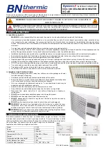 BN Thermic SystemX XC-45 Instructions preview