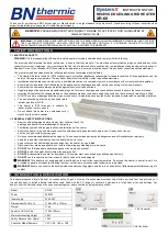 BN Thermic SystemX XR-60 Instructions preview