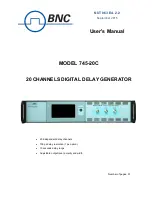 BNC 745-20C User Manual предпросмотр