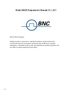 Preview for 52 page of BNC 845-M Programmer'S Manual