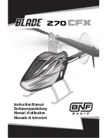 BNF Blade 270 CFX Instruction Manual предпросмотр