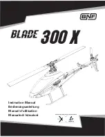 Предварительный просмотр 1 страницы BNF Blade 300 X (French) Manuel D'Instructions