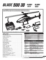 Предварительный просмотр 17 страницы BNF Blade 500 3D Instruction Manual