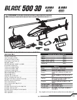 Предварительный просмотр 31 страницы BNF Blade 500 3D Instruction Manual