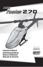 BNF Blade Fusion 270 Instruction Manual предпросмотр