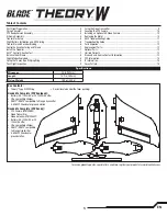 Preview for 3 page of BNF Blade Theory W Instruction Manual