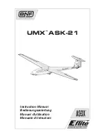 BNF E-FLITE UMX ASK-21 Instruction Manual preview