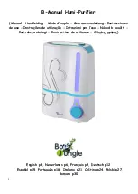 Bo Jungle B-Manual Humi-Purifier Manual preview