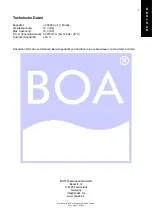 Предварительный просмотр 7 страницы BOA 80001 Instruction Manual