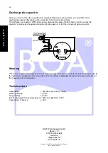 Предварительный просмотр 12 страницы BOA 80001 Instruction Manual