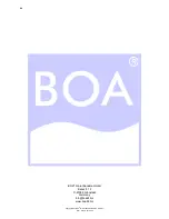 Preview for 44 page of BOA 85702 Instruction Manual